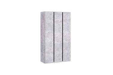 Шкаф 3-х створчатый Дайсон цемент светлый / черный
