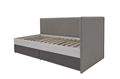 Кровать-тахта с основанием Нил дуб эльза / темно-серый