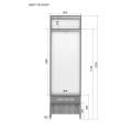 Шкаф 1 дверный с зеркалом Элоиза ясень анкор/графит