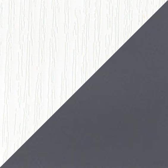 Шагус01:белый текстурный/графит